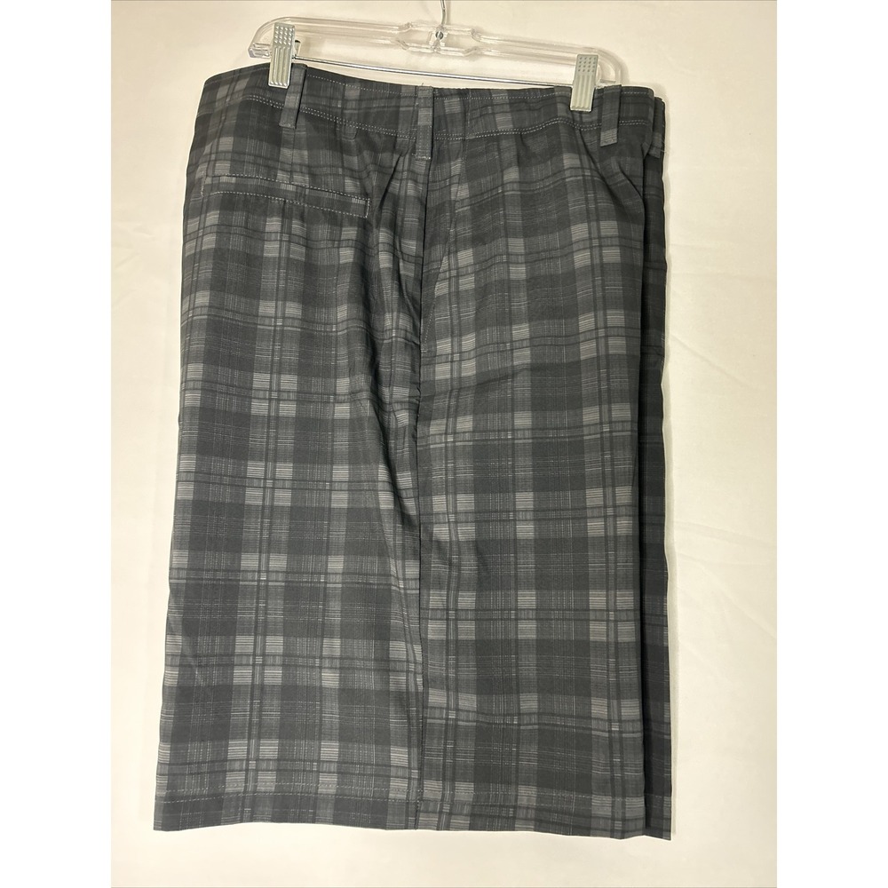 Ben Hogan Men's Shorts Golf Casual Flat Front Gray Glen Plaid Size 40 EUC